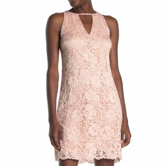 Sam Edelman Lace Choker Dress Sz 4 - Picture 2 of 9
